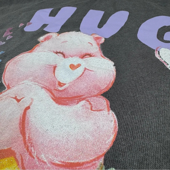 CARE BEARS Cheer Bear Hug Yourself Today Sweatshirt Cotton Poly. Small oversized - Picture 5 of 14